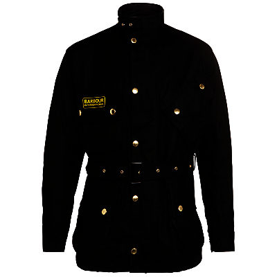 Barbour International Wax Jacket, Black